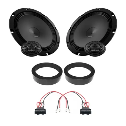 Pachet difuzoare auto Audison Prima dedicat usi fata Volkswagen Caddy 2015-2020, RMS 100W, 200mm
