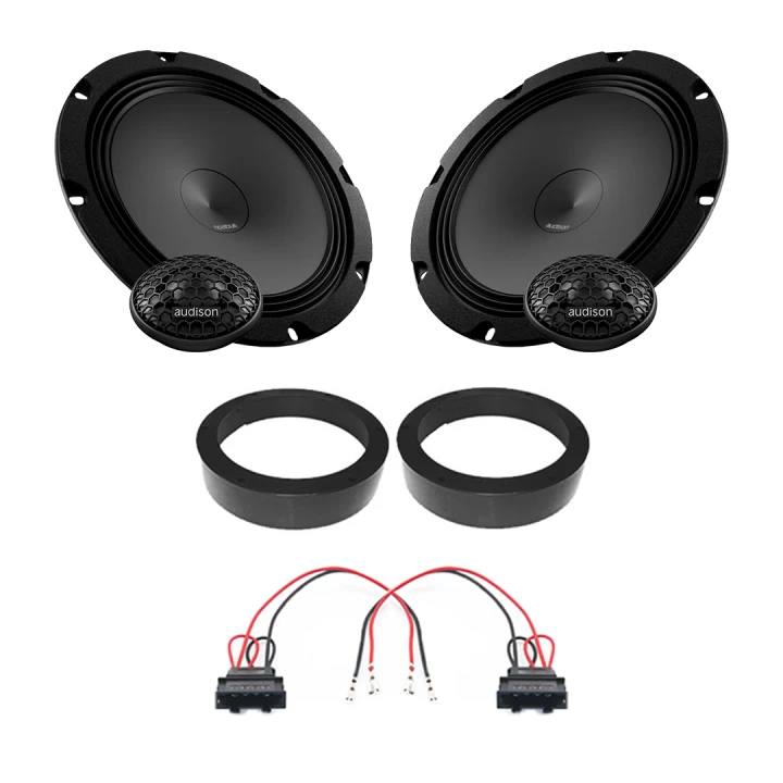 Pachet difuzoare auto Audison Prima dedicat usi fata Volkswagen Caddy 2015-2020