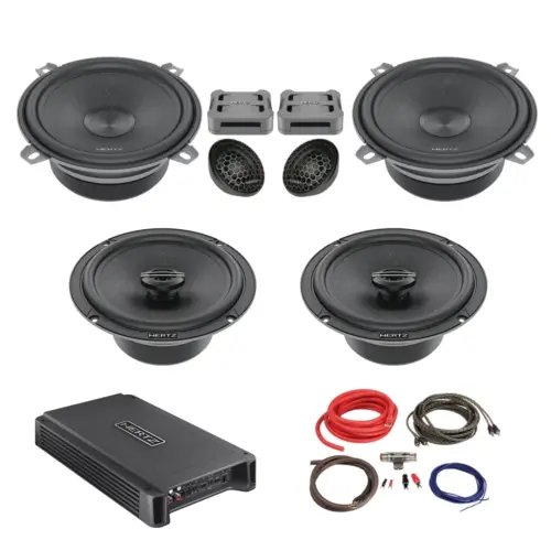 Pachet Difuzoare Auto cu amplificator Audi A3 8L 1996-2003 Hertz Cento 760 W