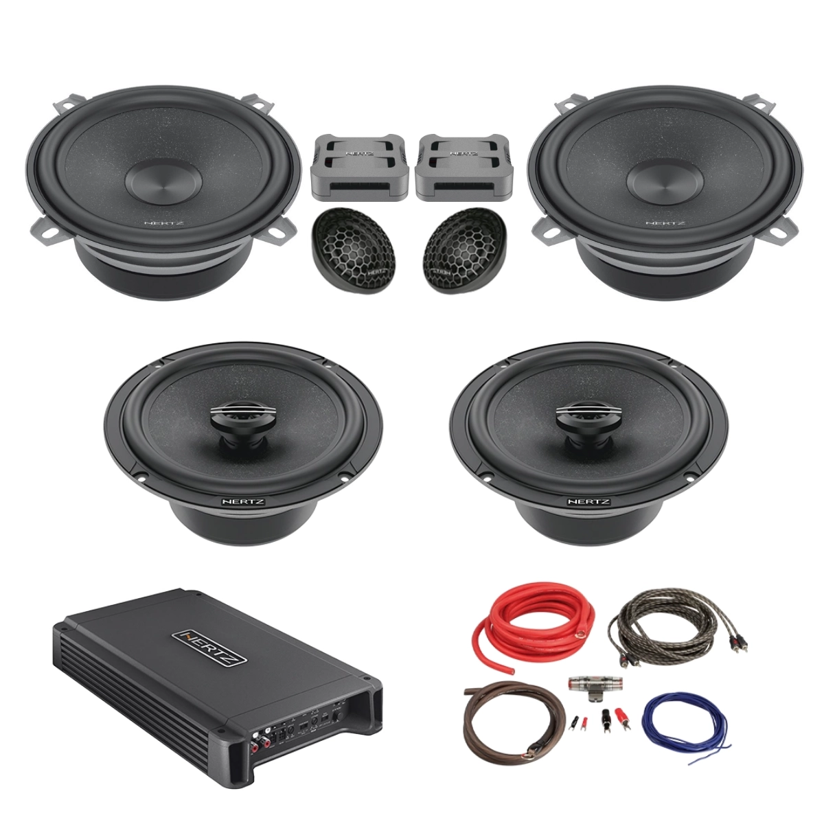 Pachet Difuzoare Auto cu amplificator Audi A3 8L 1996-2003 Hertz Cento 760 W
