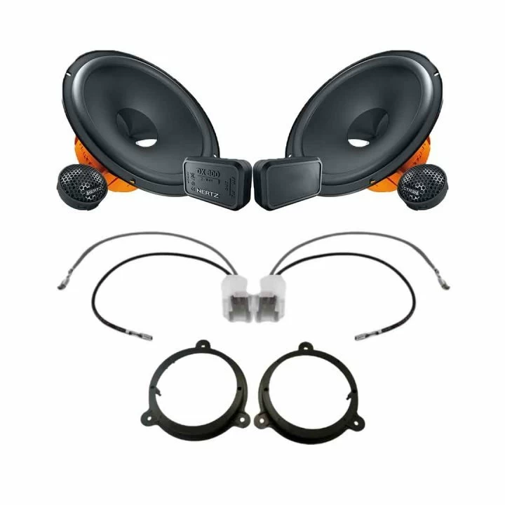 Pachet difuzoare auto Hertz Dieci dedicat usi fata Nissan Juke 2010-