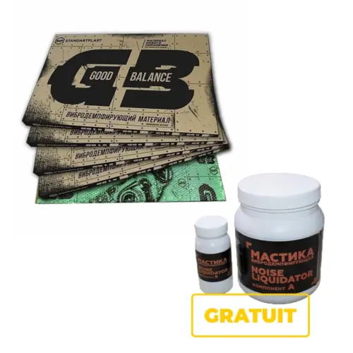 Pachet insonorizant auto STP STP GB 3, 4 x Bulk Pack 14m + 2 x STP Noise Liquidator Gratuit