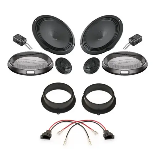 Pachet difuzoare auto Audison Prima dedicat usi spate Audi A4 2015-2018, RMS 100 W