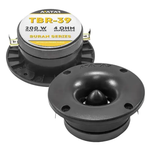 Tweeter auto Avatar Buran TBR-39 set componente, 97mm, 35W RMS, 4Ω, set 2 tweetere
