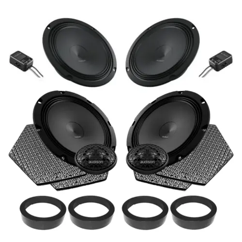 Pachet difuzoare auto Audison Prima dedicat Volkswagen Touareg 2010-2018, RMS 100W, 200mm