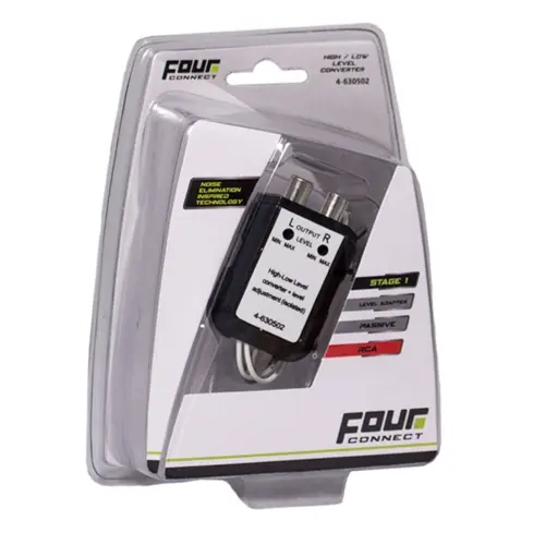 Adaptor High-Low FOUR Connect 4-630502 , 2 canale