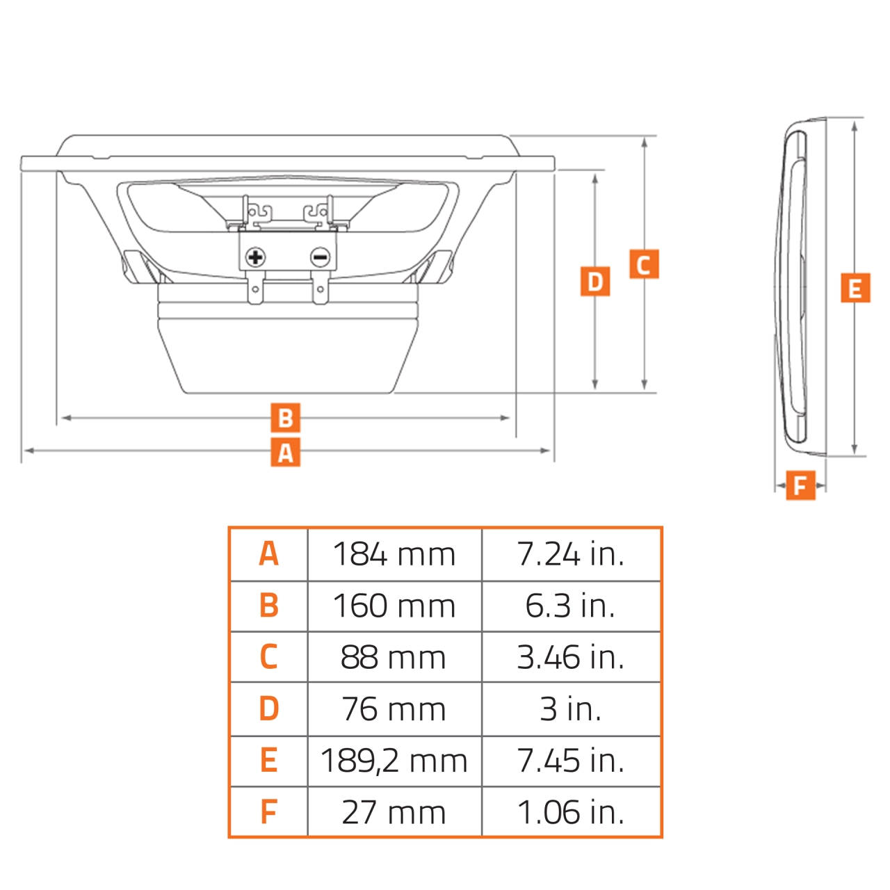 Difuzoare auto Hertz Mille Legend ML 1800.3, set componente, 180mm, 200W RMS, 4Ω, 2 difuzoare - imagine 7
