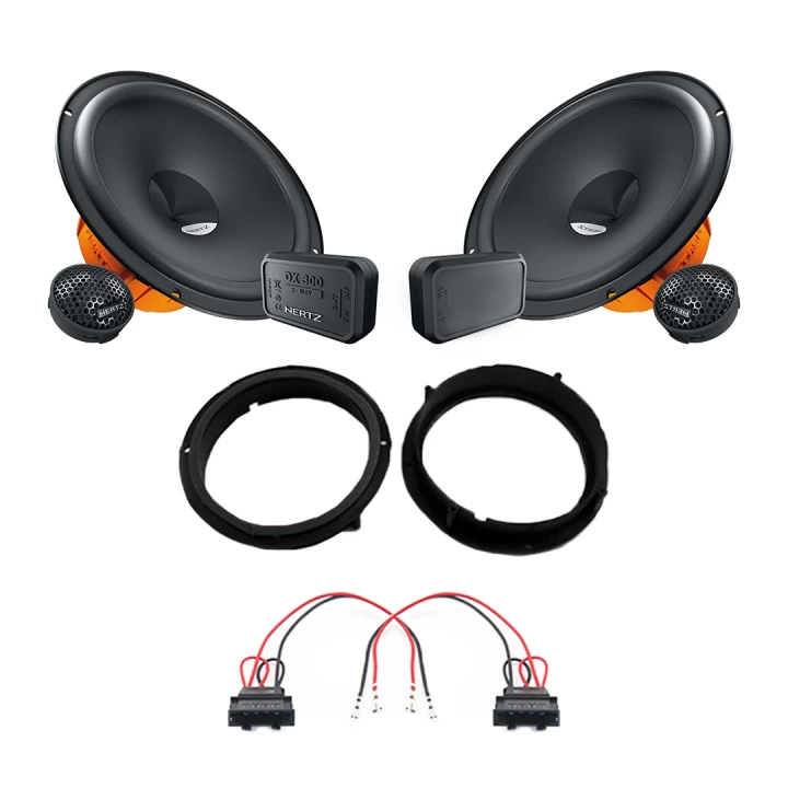 Pachet difuzoare auto Hertz Dieci dedicat usi spate Volkswagen Jetta 7 2018-