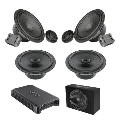 Pachet Difuzoare Auto cu subwoofer Hertz Cento 1500 W