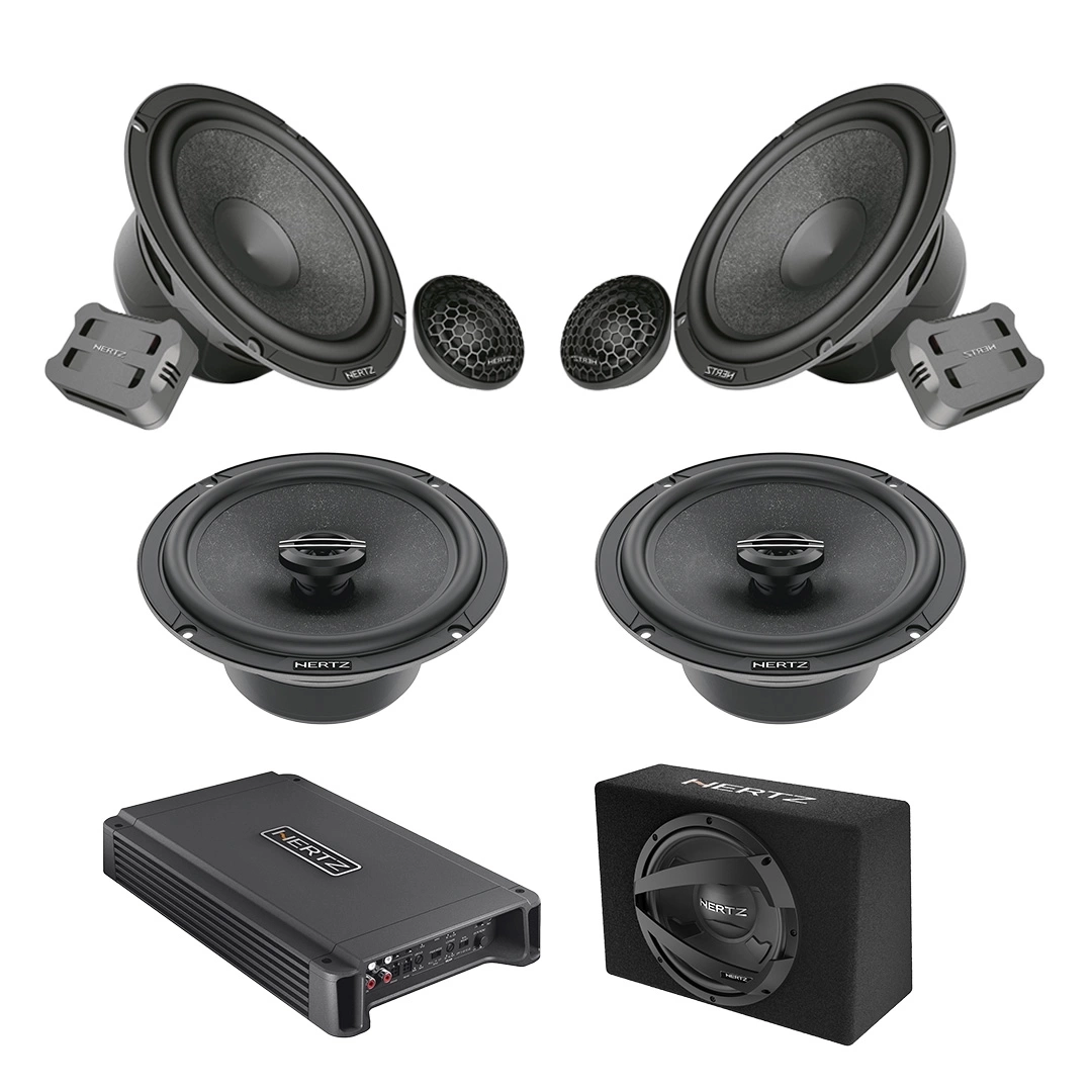 Pachet Difuzoare Auto cu subwoofer Hertz Cento 1500 W