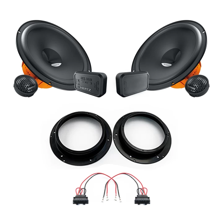 Pachet difuzoare auto Hertz Dieci dedicat usi fata Volkswagen Caddy 2015-2020