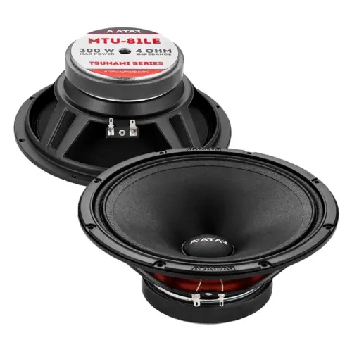 Difuzoare auto Avatar Tsunami MTU-81LE set componente, 200mm, 150W RMS, 4Ω, set 2 difuzoare