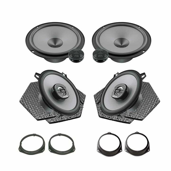 Pachet difuzoare auto Hertz Uno dedicat Opel Corsa E 2014-2019