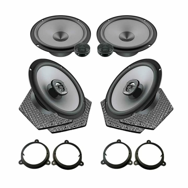 Pachet difuzoare auto Hertz Uno dedicat Nissan Juke 2010-