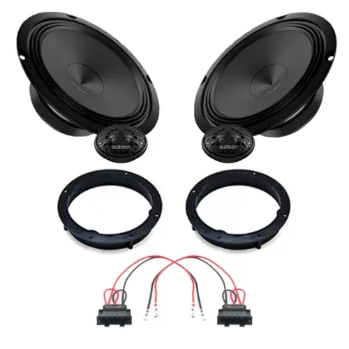 Pachet difuzoare auto Audison Prima dedicat usi fata Skoda Fabia 2014-2021, RMS 100W