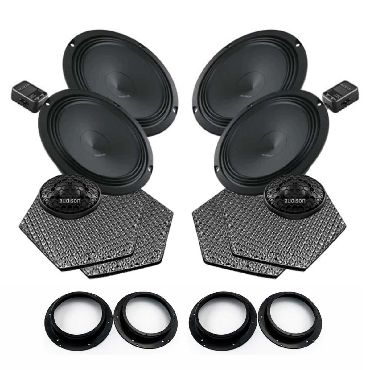 Pachet difuzoare auto Audison Prima dedicat Volkswagen Touareg 2010-2018