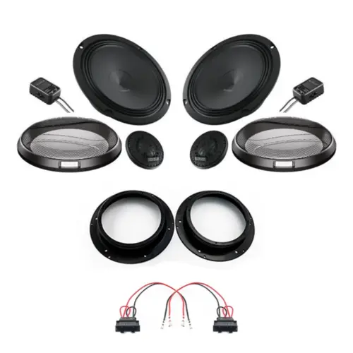 Pachet difuzoare auto Audison Prima dedicat usi fata Volkswagen Touran 2015-, RMS 100W