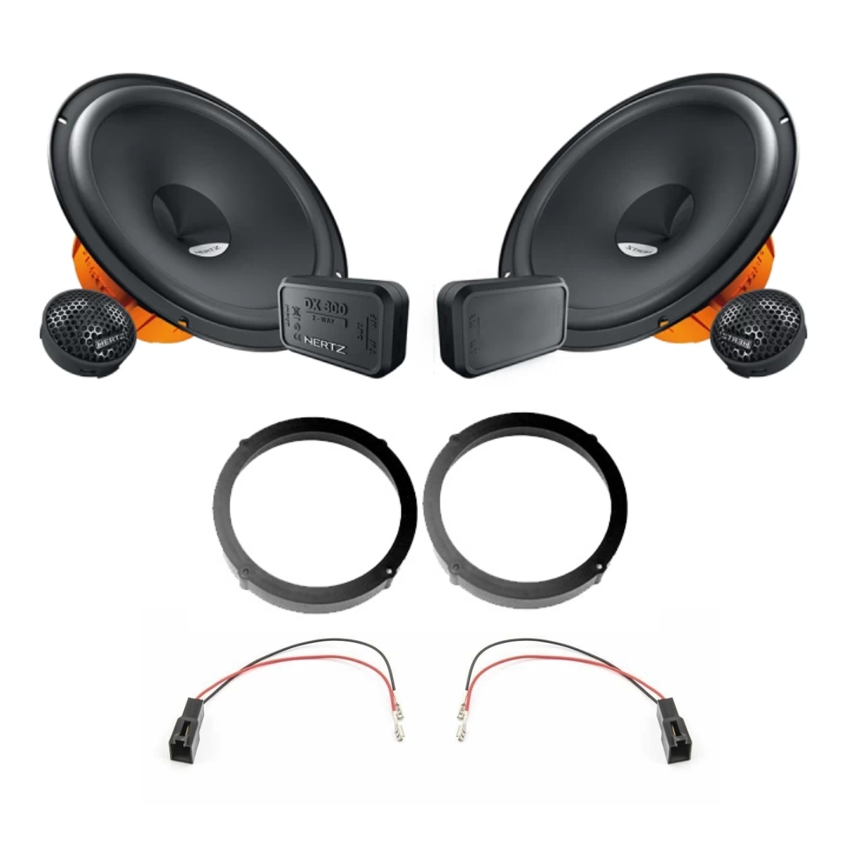 Pachet difuzoare Hertz Dieci dedicate usi fata Skoda Octavia 1 (1998 - 2004)