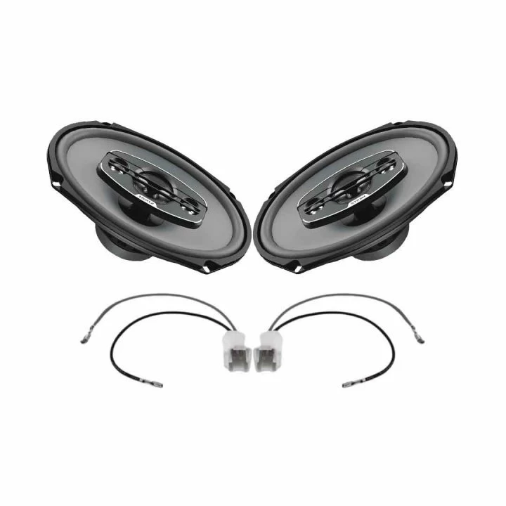 Pachet difuzoare auto Hertz Uno dedicat usi fata Nissan Navara 2005-2015