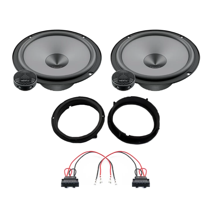 Pachet difuzoare auto Hertz Uno dedicat usi fata Volkswagen Caddy 2020-