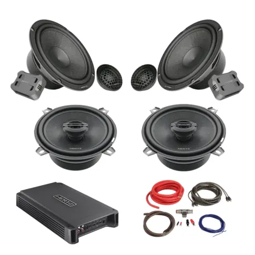 Pachet Difuzoare Auto cu amplificator Mercedes-Benz E Class W210 1996-2003 Hertz Cento 760 W