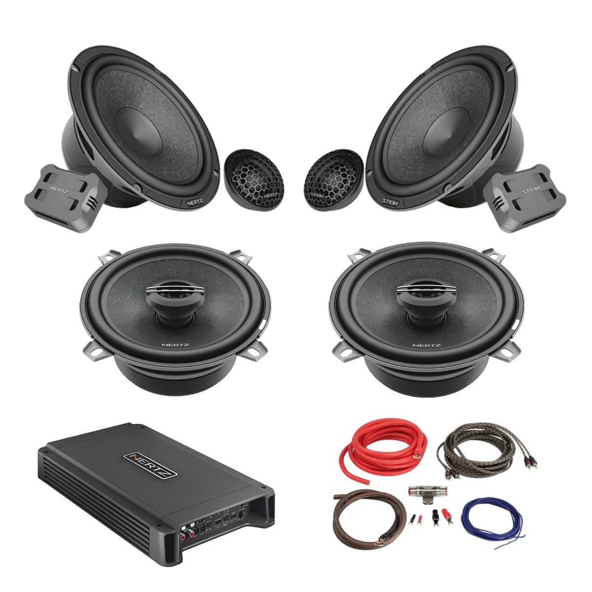 Pachet Difuzoare Auto cu amplificator Mercedes-Benz E Class W210 1996-2003 Hertz Cento 760 W