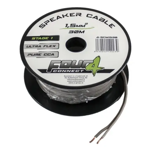 Cablu boxe Four Connect, 4-SCM1530, Stage 1, 30 M, 1.5 MM2, OFCA