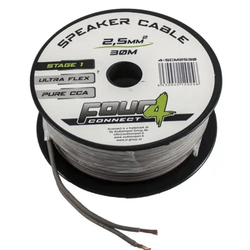 Cablu boxe Four Connect, 4-SCM2530, Stage 1, 30 M, 2.5 MM2, OFCA