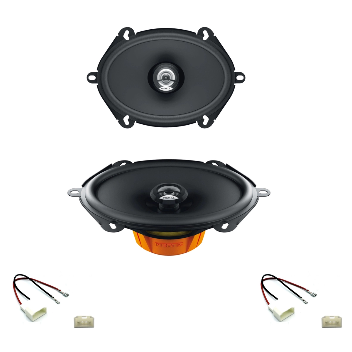 Pachet difuzoare auto Hertz Dieci dedicat usi fata Mazda 3 2009-2013