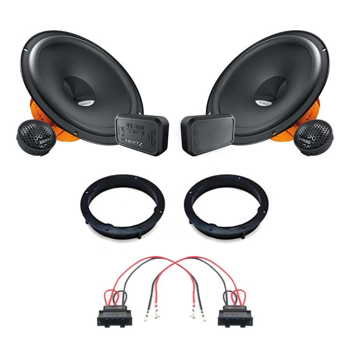 Pachet difuzoare auto Hertz Dieci dedicat usi spate Skoda Superb 2015-