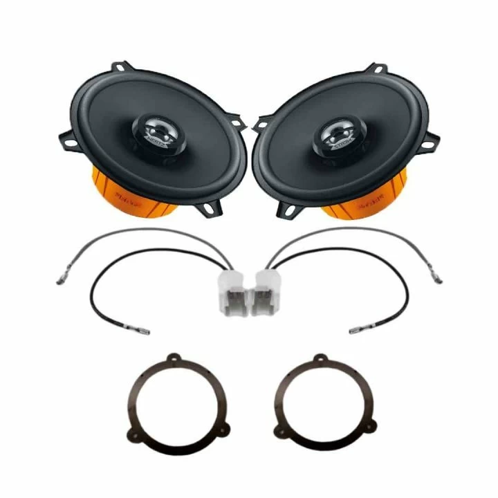 Pachet difuzoare auto Hertz Dieci dedicat usi spate Nissan Leaf 2010-2017