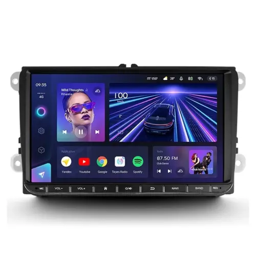 Navigatie auto Teyes CC3 Universala Skoda 4+32 QLED 9″ Octa-core 1.8Ghz Android 4G Bluetooth DSP – Varianta A
