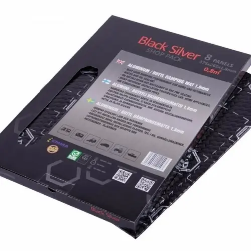 Insonorizant auto Premium STP Black Silver Shop, 1,8mm, 0,8m2, Bulk Pack