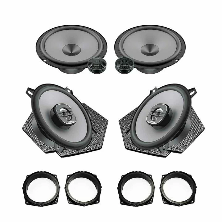 Pachet difuzoare auto Hertz Uno dedicat Mitsubishi Colt 2004-2012