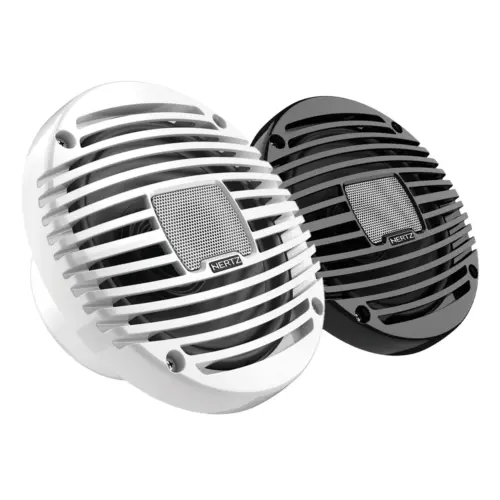 Difuzorare Marine Hertz HEX 6.5 M – TW / TC, Alb / Negru, set coaxial 2 căi, 165 mm, 50W RMS – Alb