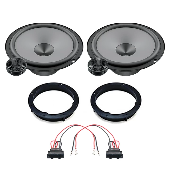 Pachet difuzoare auto Hertz Uno dedicat usi fata Skoda Fabia 2014-2021