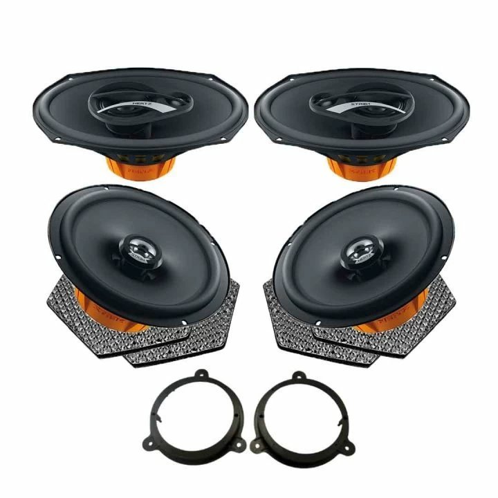 Pachet difuzoare auto Hertz Dieci dedicat Nissan Navara 2005-2015