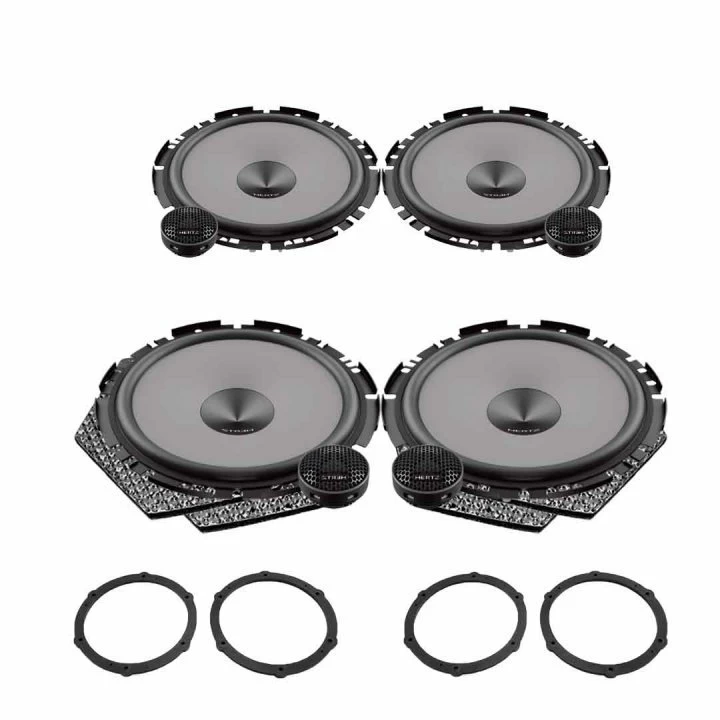 Pachet difuzoare auto Hertz Uno dedicat Peugeot 5008 2017-