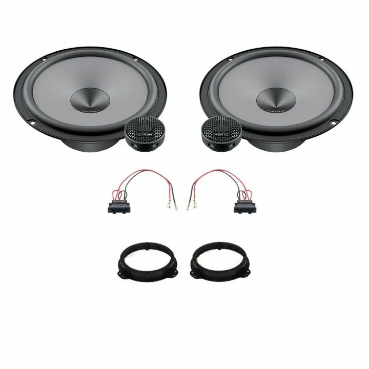 Pachet difuzoare Hertz Uno dedicate usi fata Audi A4 B6/B7 (2000 - 2008)