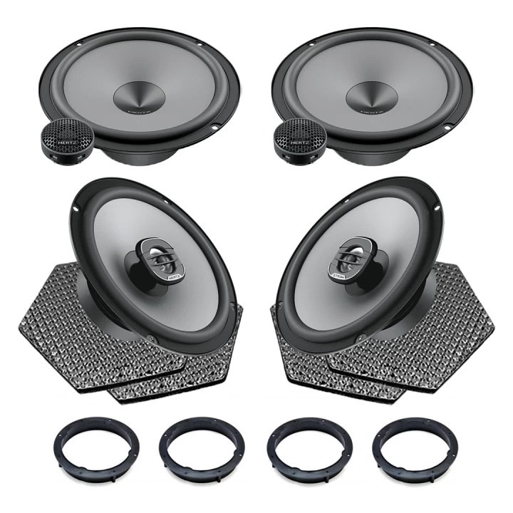 Pachet difuzoare auto Hertz Uno dedicat Volkswagen UP 2011-