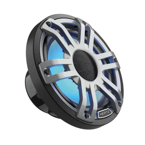 Difuzoare Marine Hertz HEX 6.5 S-LD-G, Negru, set coaxial 2 căi, 165mm, 50W RMS