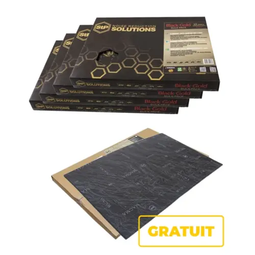 Pachet insonorizant auto STP Black Gold, 4 x Bulk Pack + 1 x STP Magma Bulk Pack Gratuit