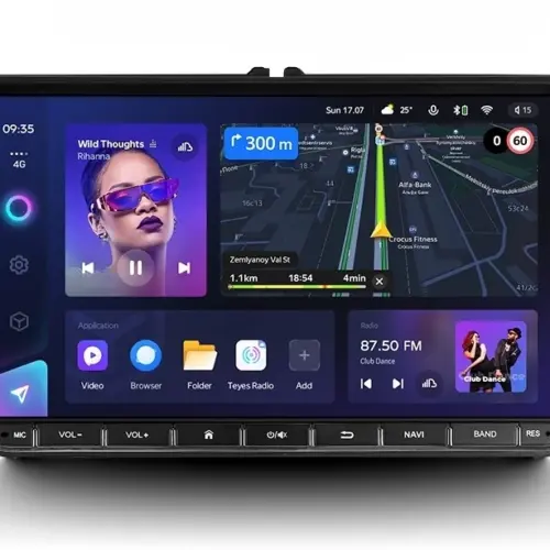 Navigatie auto Teyes CC3L Universala Volkswagen 4+32GB 9″ IPS Octa-core 1.6Ghz Android 4G Bluetooth DSP