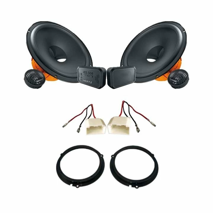 Pachet difuzoare auto Hertz Dieci dedicat usi fata Ford Fiesta 2017-