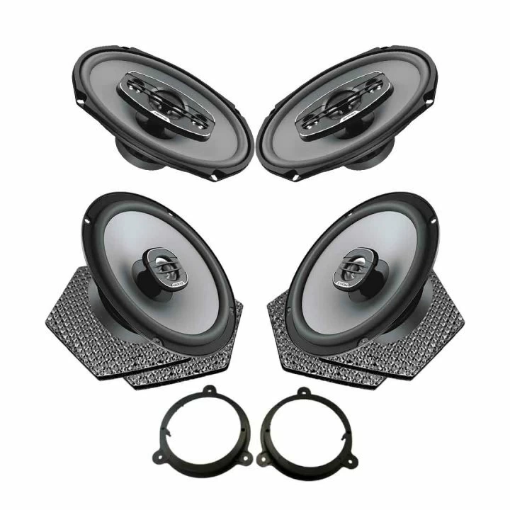 Pachet difuzoare auto Hertz Uno dedicat Nissan Patfinder 2012-2021