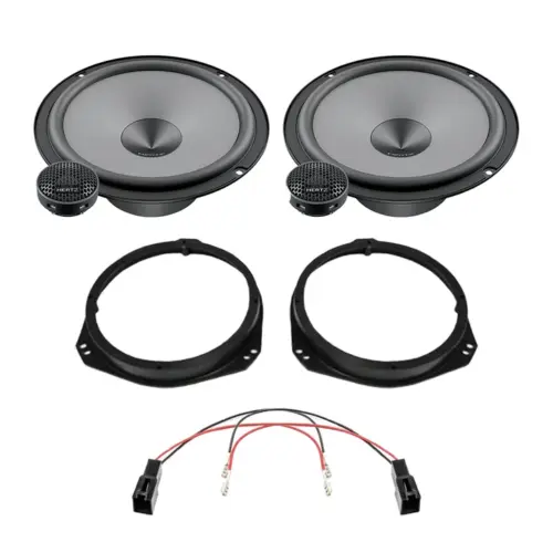 Pachet difuzoare auto Hertz Uno dedicat usi fata Alfa Romeo Mito, RMS 75 W