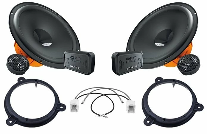 Pachet difuzoare Hertz Dieci dedicate usi fata Dacia Duster 2 (2017 - Prezent)