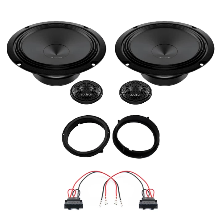 Pachet difuzoare auto Audison Prima dedicat usi fata Volkswagen Jetta 7 2018-