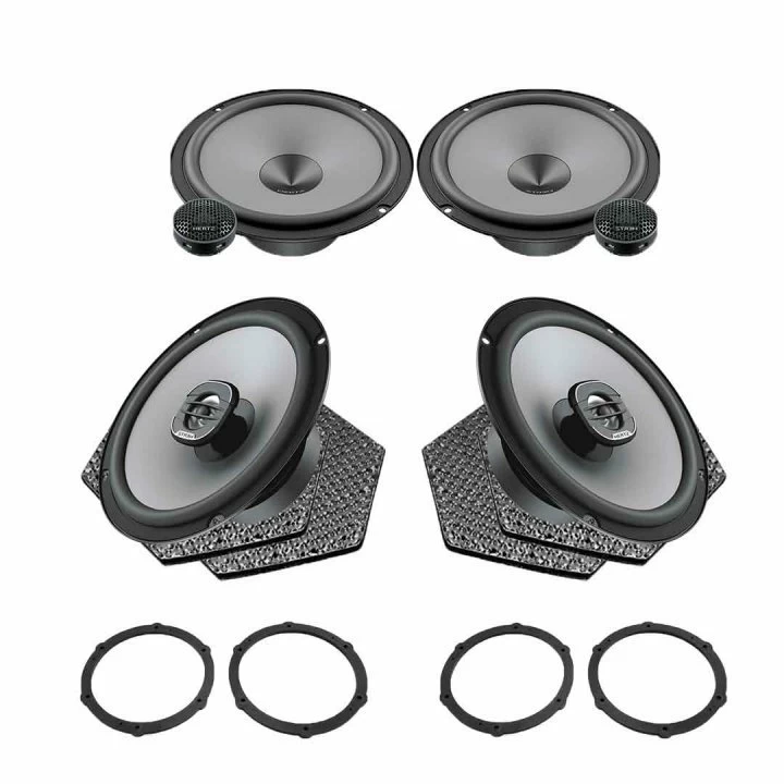 Pachet difuzoare auto Hertz Uno dedicat Peugeot 208 2019-