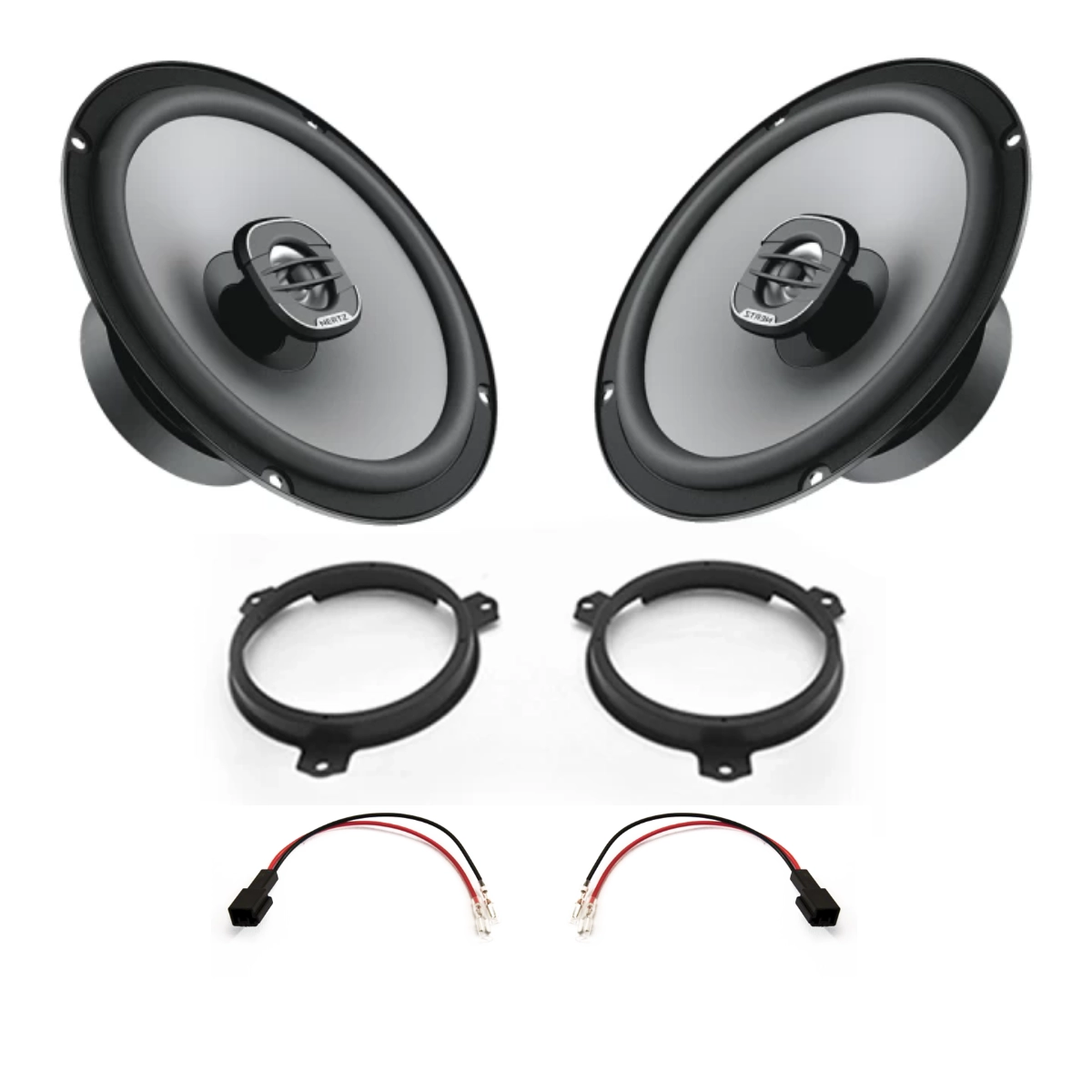 Pachet difuzoare auto Hertz Uno dedicat usi spate Toyota Yaris Cross 2020-